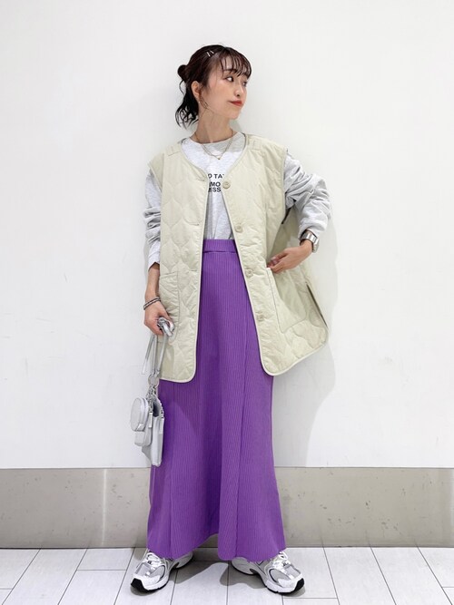 しゃけさんページ セール】ナゲットリブフレアスカート 165283（スカート）｜LOWRYS FARM