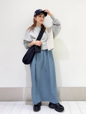 「LOWRYS FARM（ローリーズファーム）のLFポーチツキショルダー 284037（ショルダーバッグ）」を使った、anyuさん（レディース・150cm）の冬コーディネート