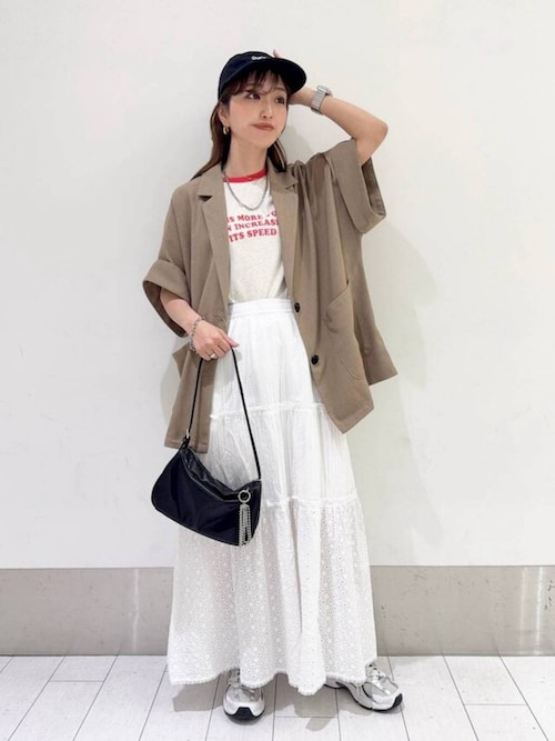 トップス ASTRAET セール】＜ASTRAET＞バックギャザー スキッパー ノースリーブ