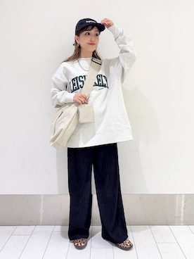 「LOWRYS FARM（ローリーズファーム）のLFポーチツキショルダー 284037（ショルダーバッグ）」を使った、anyuさん（レディース・150cm）の春コーディネート