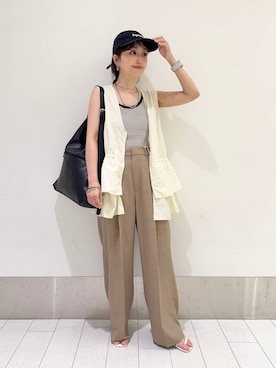 「デート/ロマンティック」｜anyuさん（レディース・150cm）の夏コーディネート