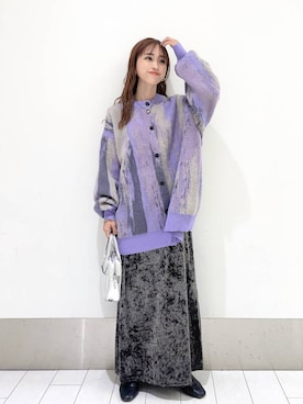 「LOWRYS FARM（ローリーズファーム）のストレッチヒールブーツ　851418（ブーツ）」を使った、anyuさん（レディース・150cm）の秋コーディネート