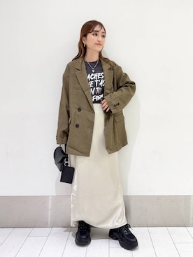 anyuさん（レディース・150cm）の春コーディネート