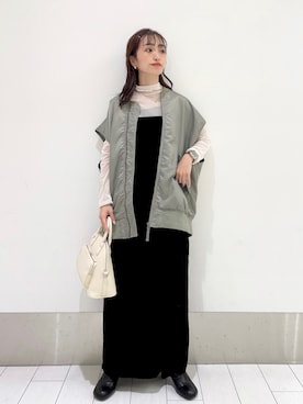 「LOWRYS FARM（ローリーズファーム）のストレッチヒールブーツ　851418（ブーツ）」を使った、anyuさん（レディース・150cm）の秋コーディネート