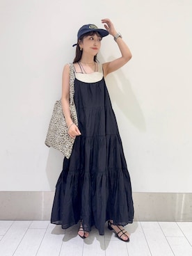 「アイテム（ピアス（両耳用））」を使った、anyuさん（レディース・150cm）の夏コーディネート