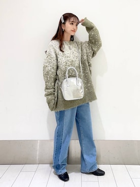 「LOWRYS FARM（ローリーズファーム）のストレッチヒールブーツ　851418（ブーツ）」を使った、anyuさん（レディース・150cm）の秋コーディネート