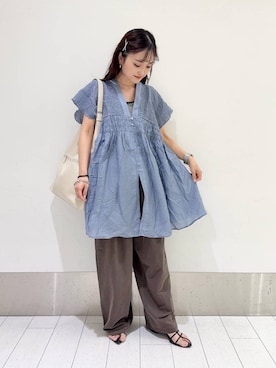 「アイテム（ピアス（両耳用））」を使った、anyuさん（レディース・150cm）の夏コーディネート