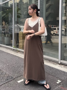 「fredy emue（フレディエミュ）のアイテム（ハンドバッグ）」を使った、kurikiさん（レディース・160cm）の夏コーディネート