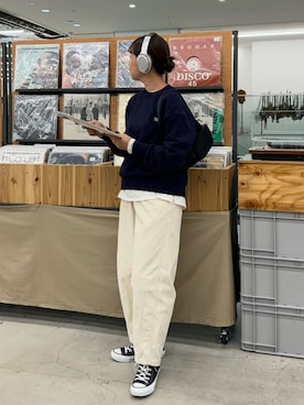 「アイテム（スウェット）」を使った、kurikiさん（レディース・160cm・20代）の秋コーディネート