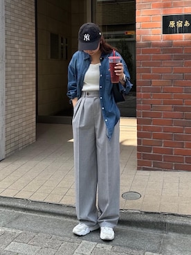 「アイテム（パンツ）」を使った、kurikiさん（レディース・160cm・20代）の春コーディネート