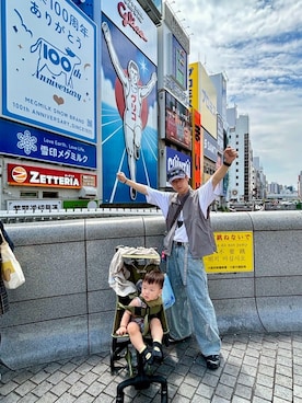 「EMIS（イミス）のアイテム（キャップ）」を使った、evokebrandさん（メンズ・172cm）の春コーディネート