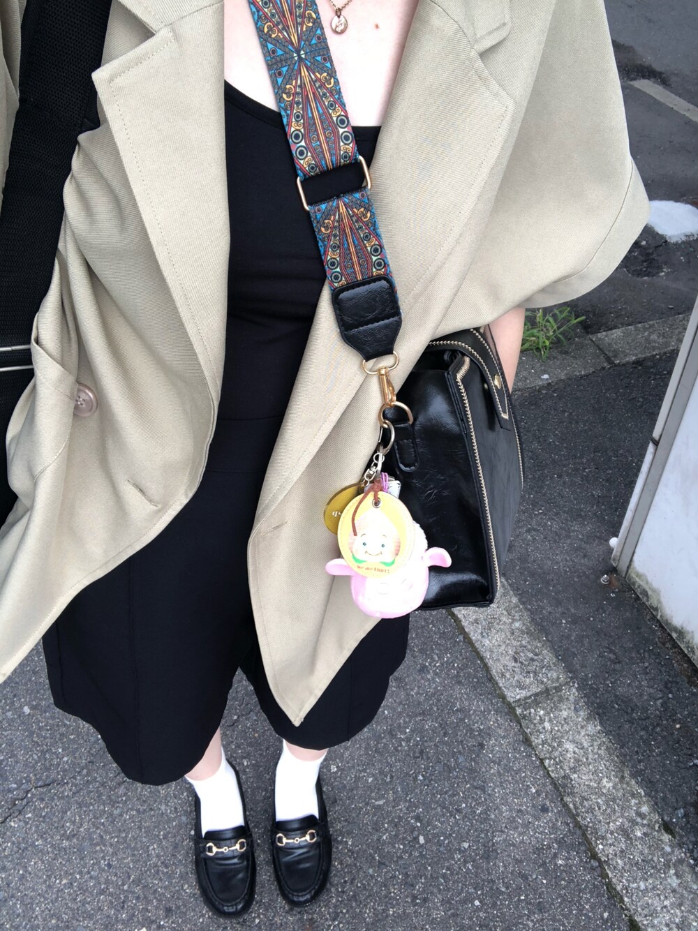 「初秋コーデ」｜「GUのアイテム（キャミソール、ブラック系）」を使った、AYUMIさん（レディース・159cm）の秋コーディネートの1枚目の写真