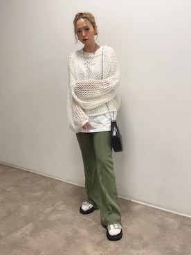 𝘺𝘶𝘮𝘪さん（レディース・152cm）の春コーディネート