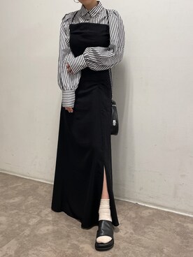 「sango（sango）のアイテム（トップス）」を使った、𝘺𝘶𝘮𝘪さん（レディース・152cm）の春コーディネート