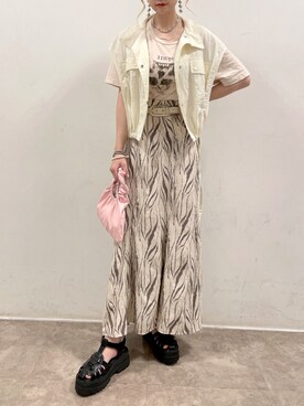 𝘺𝘶𝘮𝘪さん（レディース・152cm）の夏コーディネート