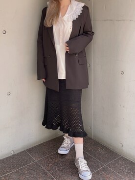 𝘺𝘶𝘮𝘪さん（レディース・152cm）の秋コーディネート