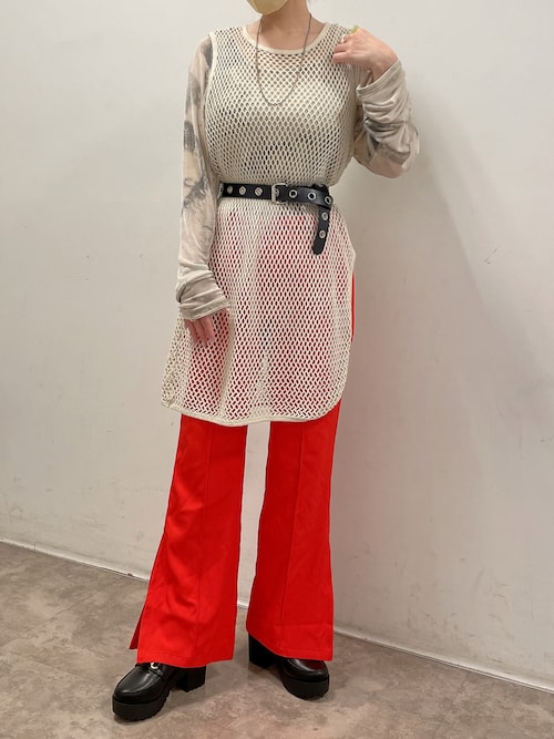 6（ロク）の「＜6(ROKU)＞BIG MESH TUNIC/チュニック