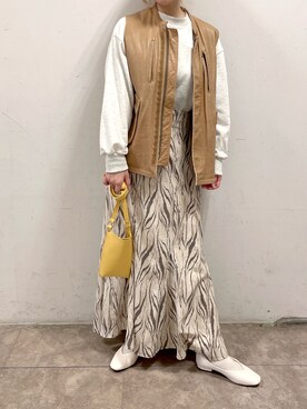 「sango（sango）のアイテム（バッグ）」を使った、𝘺𝘶𝘮𝘪さん（レディース・152cm）の冬コーディネート