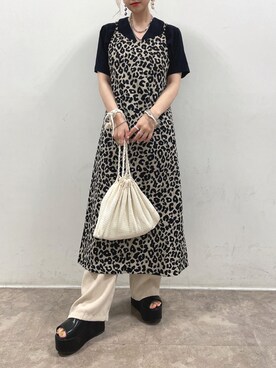 「sango（sango）のアイテム（パンツ）」を使った、𝘺𝘶𝘮𝘪さん（レディース・152cm）の夏コーディネート