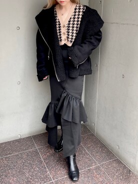 𝘺𝘶𝘮𝘪さん(レディース・152cm)の冬コーディネート