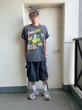 「Acne Studios（アクネストゥディオズ）のアイテム」を使った、kazuさん（骨格ストレート・メンズ・168cm）の夏コーディネート