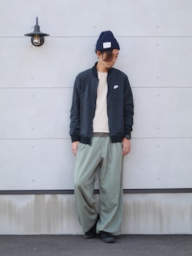 「TIMELY WARNING（タイムリーワーニング）のアイテム（パンツ）」を使った、kokkinさん（メンズ・178cm）の秋コーディネート