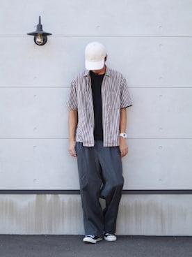 「アイテム（アナログ腕時計、ホワイト系）」を使った、kokkinさん（メンズ・178cm）の秋コーディネート