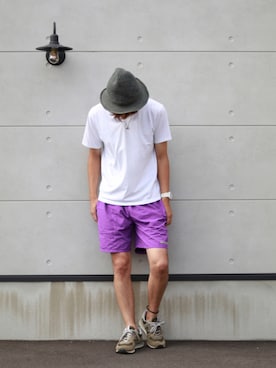 「Rodeo Crowns（ロデオクラウンズ）のアイテム（パンツ）」を使った、kokkinさん（メンズ・178cm）の夏コーディネート