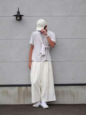 「アイテム（アナログ腕時計、ホワイト系）」を使った、kokkinさん（メンズ・178cm）の夏コーディネート