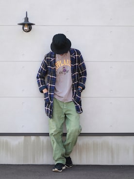 「TIMELY WARNING（タイムリーワーニング）のアイテム」を使った、kokkinさん（メンズ・178cm）の秋コーディネート