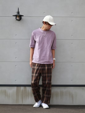 「ヒラキ（ヒラキ）のアイテム（トップス）」を使った、kokkinさん（メンズ・178cm）の夏コーディネート