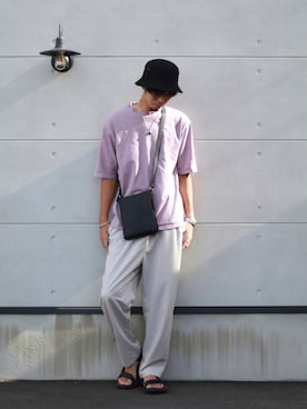 「ヒラキ（ヒラキ）のアイテム（トップス）」を使った、kokkinさん（メンズ・178cm）の夏コーディネート