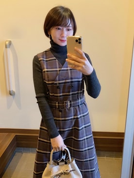 rika.さん(レディース・152cm)の冬コーディネート