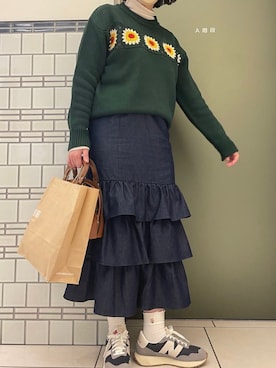 もさん（レディース・163cm）の春コーディネート