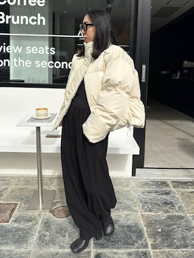 「アイテム（ブーツ）」を使った、ryoさん（レディース・160cm）の秋コーディネート