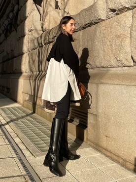 ryoさん（レディース・160cm）の冬コーディネート