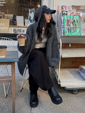 「Saturdays NYC（サタデーズ ニューヨークシティ ）のアイテム」を使った、ryoさん（レディース・160cm）の秋コーディネート