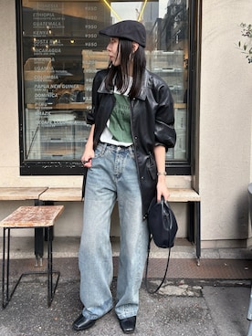 ryoさん（レディース・160cm）の冬コーディネート