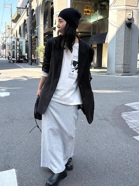 「MM6 Maison Margiela（ｴﾑｴﾑｼｯｸｽ ﾒｿﾞﾝ ﾏﾙｼﾞｪﾗ）のアイテム」を使った、ryoさん（レディース・160cm）の冬コーディネート