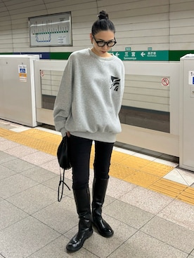 「MM6 Maison Margiela（ｴﾑｴﾑｼｯｸｽ ﾒｿﾞﾝ ﾏﾙｼﾞｪﾗ）のアイテム」を使った、ryoさん（レディース・160cm）の夏コーディネート