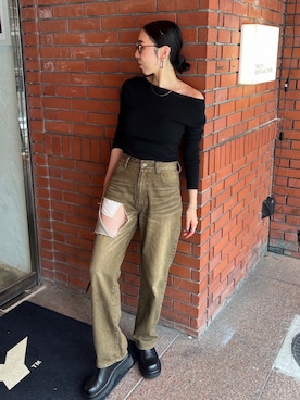 「TODAYFUL（トゥデイフル）のアイテム」を使った、ryoさん（レディース・160cm）の夏コーディネート