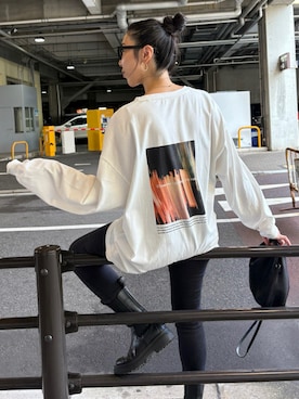 「アイテム（デニムパンツ）」を使った、ryoさん（レディース・160cm）の秋コーディネート