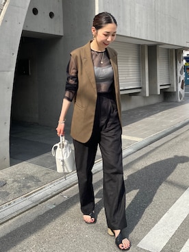 ryoさん（レディース・160cm）の夏コーディネート