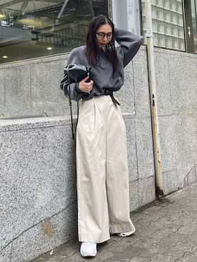 コーデのアクセントに◇*MM⑥*ジャパニーズ クロスボディバッグ MM6 Japanese Crossbody BAGを使った人気ファッション