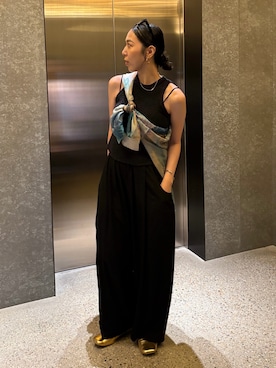 「アイテム（シューズ）」を使った、ryoさん（レディース・160cm）の夏コーディネート