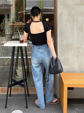 「MM6 Maison Margiela（ｴﾑｴﾑｼｯｸｽ ﾒｿﾞﾝ ﾏﾙｼﾞｪﾗ）のアイテム」を使った、ryoさん（レディース・160cm）の夏コーディネート