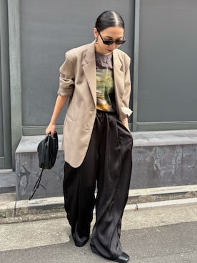 「MM6 Maison Margiela（ｴﾑｴﾑｼｯｸｽ ﾒｿﾞﾝ ﾏﾙｼﾞｪﾗ）のアイテム」を使った、ryoさん（レディース・160cm）の冬コーディネート