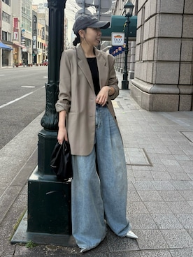 「JW PEI（ジェイダブリューペイ）のアイテム」を使った、ryoさん（レディース・160cm）の冬コーディネート