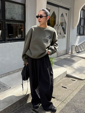 「MM6 Maison Margiela（ｴﾑｴﾑｼｯｸｽ ﾒｿﾞﾝ ﾏﾙｼﾞｪﾗ）のアイテム」を使った、ryoさん（レディース・160cm）の夏コーディネート