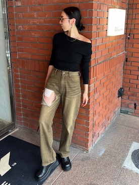 「Ungrid（アングリッド）のアイテム（ファッション雑貨）」を使った、ryoさん（レディース・160cm）の夏コーディネート